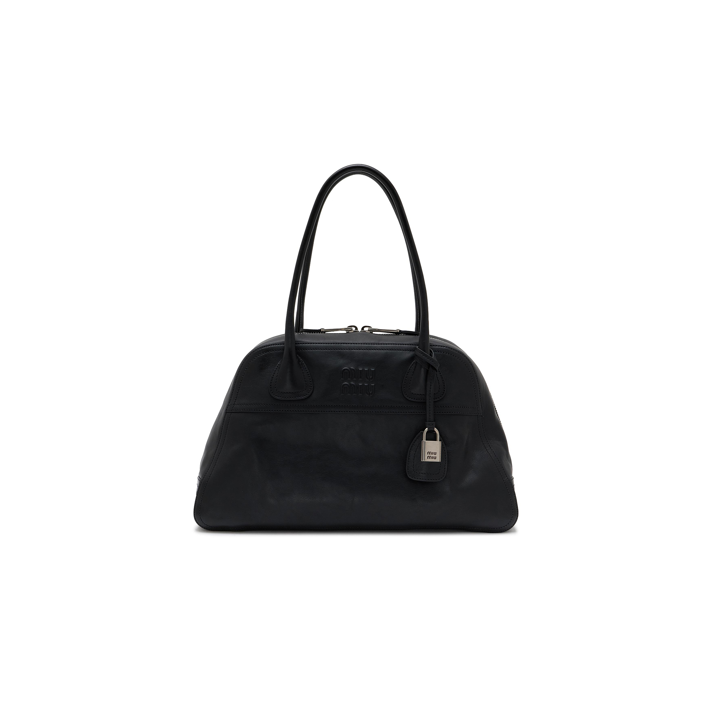 MIU MIU VIVANT LEATHER BOWLING 5BB196 (40*24*13cm)